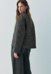 Утепленная легкая куртка Pull&Bear, Dark Grey - фото 3