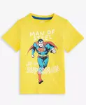 Футболка Superman для мальчиков 2T-4T Epic Threads, желтый - фото 2