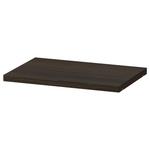 Полка IKEA, 36x26 см, цвет dark brown oak effect - фото