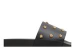 Шлепанцы Versace Medusa Stud Leather Slide, черный - фото 2