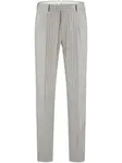 Полосатые брюки строгого кроя PT Torino, серый - фото