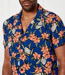 Пляжная рубашка Regular fit Boss, синий - фото 4