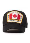 Бейсболка Dsquared2 CANADIAN FLAG, Black - фото