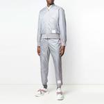 THOM BROWNE Куртка мужская серебристая, Silver - фото 4
