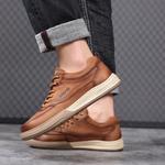 Туфли мужские Men"s Casual Men Low-Top Help, хаки - фото 11