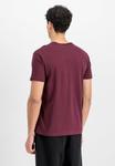 Футболка Alpha Industries SMALL LOGO, Dark Cherry/Dark Red - фото 3