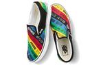 Кроссовки classic slip-on multi-color 'multicolor rainbow black' Vans, мультиколор - фото 4