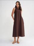 MixRay Платье в коричневом цвете - фото 4
