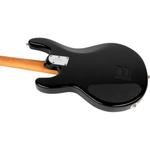 Ernie Ball Music Man StingRay Special HH Электрическая бас-гитара, черный и хром - фото 4