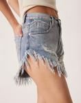 Гламурные джинсовые шорты с потертостями в античном стиле Glamorous - фото 4