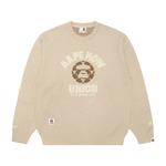 Джемпер  A Bathing APE с логотипом Moonface Aape, черный - фото 4