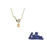 Позолоченное ожерелье Cariti Swarovski - фото