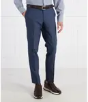 Шерстяные брюки Denz Slim fit Oscar Jacobson, синий - фото 3