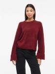 VILA Свитер 'VILuna' в темно-красном цвете - фото 3