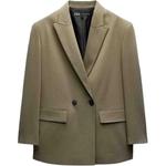 Деловой пиджак женский Zara, черный - фото