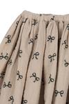 Детская хлопковая юбка COCO SKIRT GOTS Konges Sløjd, бежевый - фото 3