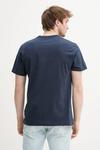 Футболка из цельного хлопка PEDRO Solid, темно-синий - фото 3