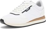 BOSS Мужские кроссовки Kai Retro Low Profile, White Oak - фото