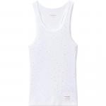 Хлопковая майка Alexander Wang, белый - фото