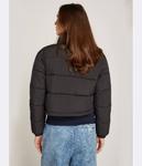 Куртка женская Tommy Jeans стеганая укороченная, черный - фото 2