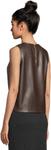Топ Vince Camuto Sleeveless Tank, цвет Chocolate - фото 3