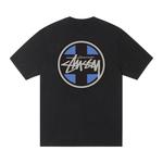 Футболка Stussy Cross Dot Tee Pigment Dyed, Black - фото 2