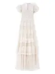 Платье Vivian с пайетками и оборками Needle & Thread, белый - фото