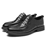Туфли AOKANG Dress Shoes Men Low-Top Black - фото 4