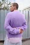 Джемпер iets frans... REMI BRUSHED UNISEX, Lilac - фото 3