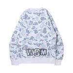 BAPE Space Camo Shark Crewneck, белый цвет - фото 2