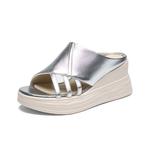 Шлепанцы женские Zhr, серебряный - фото 8