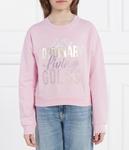 Толстовка детская Guess Regular Fit, розовый / серебряный - фото