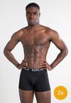 Трусы REPLAY BOXER STYLE 01/C BASIC CUFF LOGO 2PCS BOX Replay, черный - фото