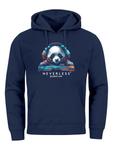 Толстовка Neverless Panda DJ, темно-синий - фото