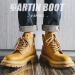Мужские ботинки Cahhrrn X Martin Boot Men Beige Weishibangwei - фото 9