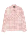 Рубашка в клетку Represent, розовый - фото
