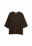 Топ XLNT by Kappahl Long sleeved top, Dark Brown - фото 5