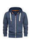 Толстовка INDICODE JEANS Zip-up sweatshirt, Blue - фото 6