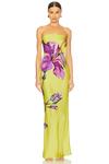 Макси-платье Rococo Sand, yellow purple - фото