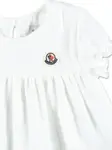 Платье с пуговицами Moncler Enfant, белый - фото 3