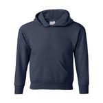 Молодежная толстовка с капюшоном Hanes Ecosmart, темно-синий - фото