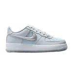 Кроссовки Nike Air Force 1 Low GS Pure Platinum Glacier Blue, синий - фото