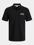 Рубашка поло стандартного кроя Jack&Jones, черный - фото