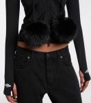 Худи на молнии Balenciaga, Washed Black/Black - фото 4