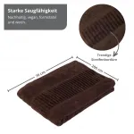 Полотенце Sleepling, коричневый - фото 2