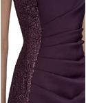 Небольшое вечернее бархатное платье Eliza J, Plum - фото 4