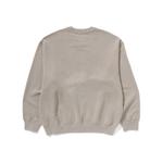 Свитшот с нашивкой Logo A BATHING APE, серый - фото 5