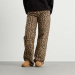 Джинсы Хью Anine Bing, леопард - фото 2