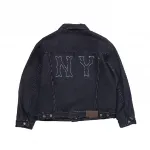 Джинсовая куртка унисекс черный Mlb - фото