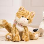 GABRIEL Плюшевая игрушка котенок, White Black Yellow, 25 см - фото 6